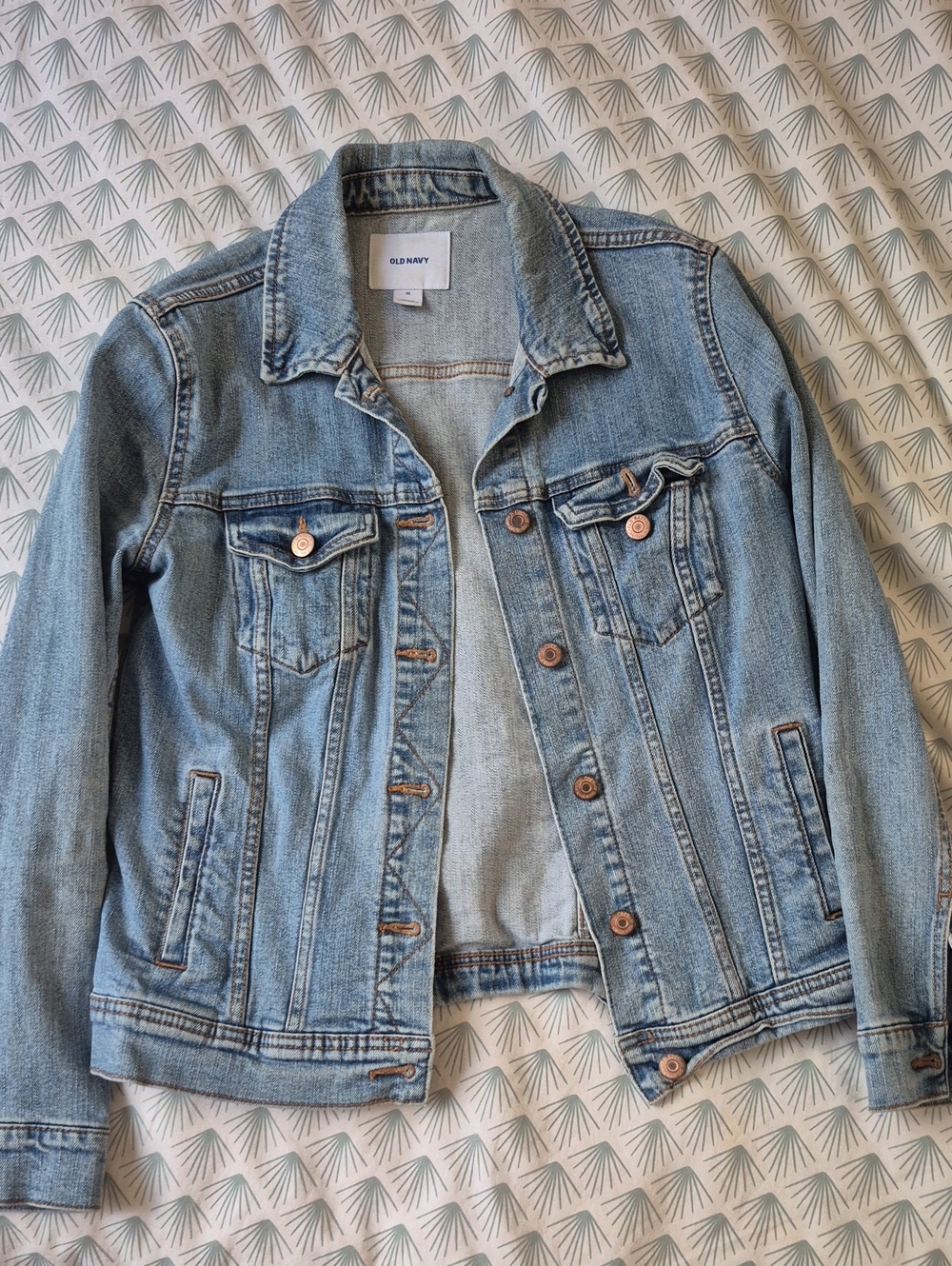 Old Navy Sz Classic Denim Jacket - Light Blue Women's Jean Jacket Vintage Styles